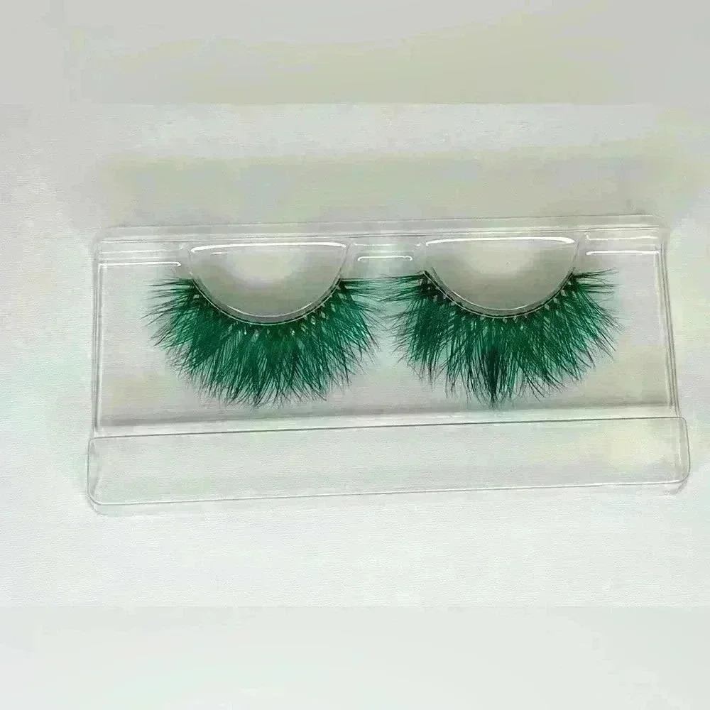 Green volume/full/long Halloween lashes(RC14)